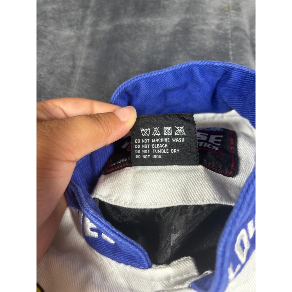 Chase Authentics NASCAR Jimmie Johnson Lowes Racing Jacket Kids Large Blue White